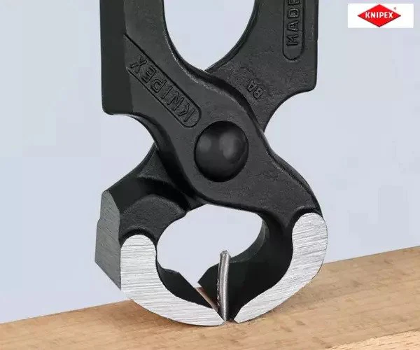 Knipex Hammerhead Style Carpenter's Pincers PVC Grip 210mm (8.1/4in) - Image 9