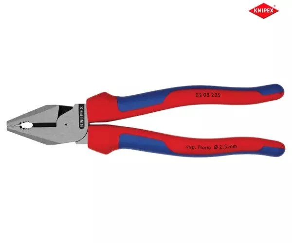 Knipex High Leverage Combination Pliers Multi-Component Grip 225mm - Image 3