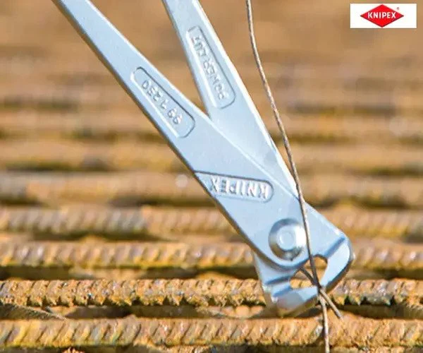 Knipex High Leverage Concreter's Nippers Bright Zinc Plated 250mm (10in) - Image 2