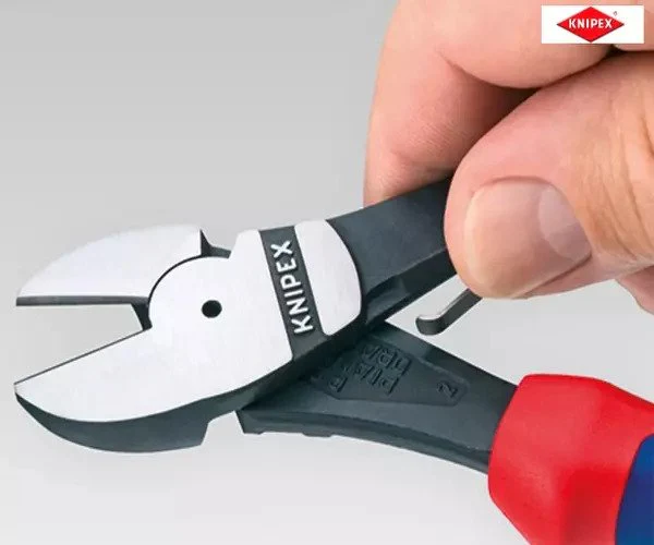Knipex High Leverage Diagonal Cutters Multi-Component Grip with Spring 180mm - Image 5