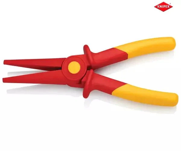 Knipex Long Nose Plastic Insulated Pliers 220mm - Image 2