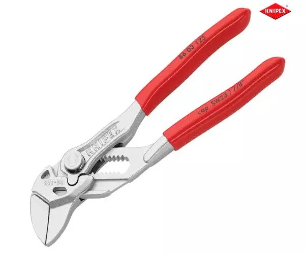 Knipex Mini Pliers Wrench PVC Grips 125mm