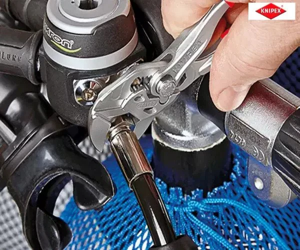 Knipex Mini Pliers Wrench PVC Grips 125mm - Image 10