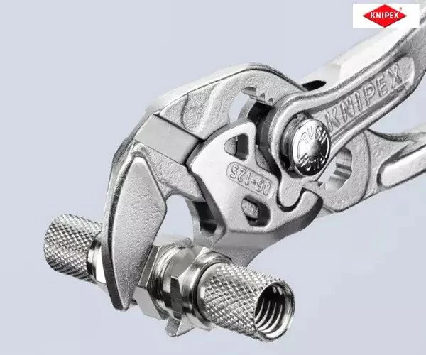 Knipex Mini Pliers Wrench PVC Grips 125mm - Image 12