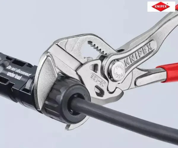 Knipex Mini Pliers Wrench PVC Grips 125mm - Image 4