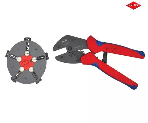 Knipex Multicrimp® Pliers Set - 5 Quick Change Cartridges - Image 3