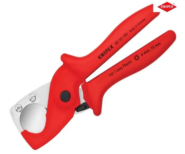 Knipex Plastic Conduit Pipe / Hose Cutter 25mm Diameter - Image 3