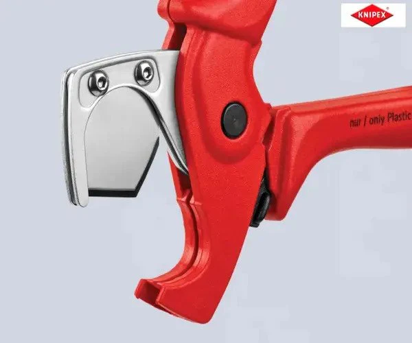 Knipex Plastic Conduit Pipe / Hose Cutter 25mm Diameter - Image 5