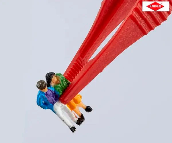 Knipex Plastic Precision Tweexers 129mm - Image 5