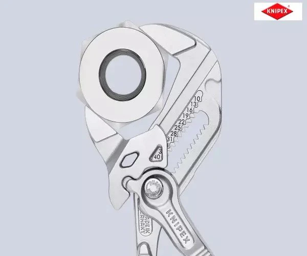 Knipex Pliers Wrench PVC Grip 180mm - Image 13