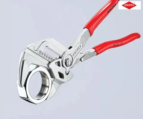 Knipex Pliers Wrench PVC Grip 180mm - Image 4