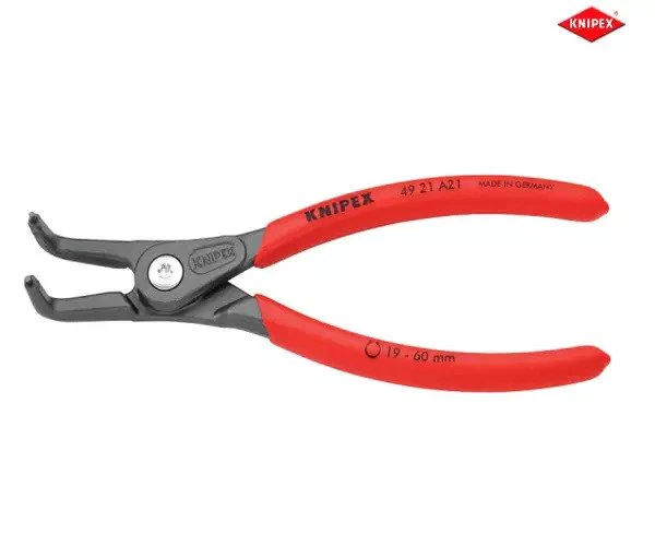 Knipex Precision Circlip Pliers External 90° Bent Tip 19-60mm A21 - Image 2