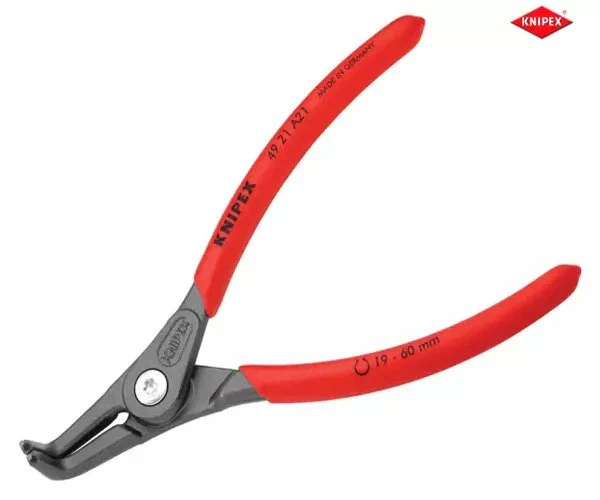 Knipex Precision Circlip Pliers External 90° Bent Tip 19-60mm A21 - Image 4