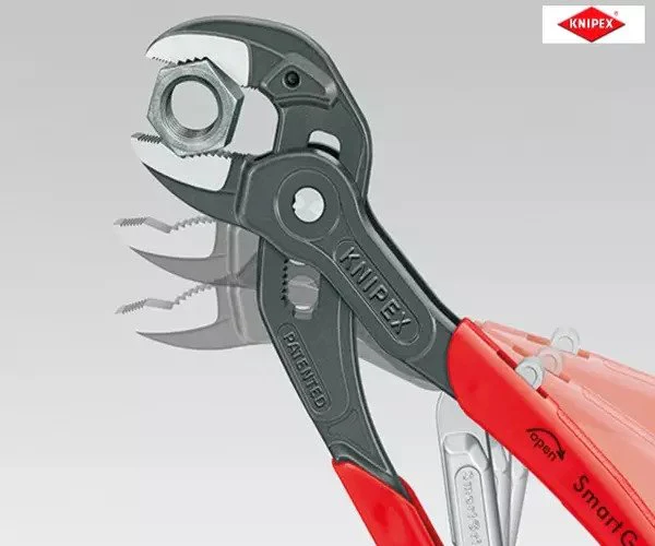 Knipex SmartGrip® Water Pump Pliers PVC Grip 250mm - Image 4