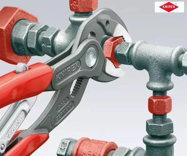 Knipex SmartGrip® Water Pump Pliers PVC Grip 250mm - Image 5