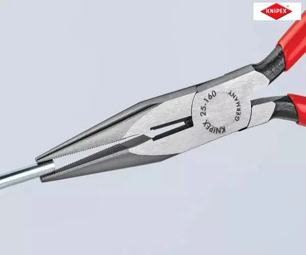 Knipex Snipe Nose Side Cutting Pliers (Radio) PVC Grip 160mm (6.1/4in) - Image 4