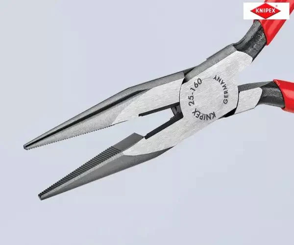 Knipex Snipe Nose Side Cutting Pliers (Radio) PVC Grip 160mm (6.1/4in) - Image 6