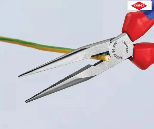 Knipex Snipe Nose Side Cutting Pliers (Stork Beak) Multi-Component Grip 200mm (8in) - Image 5
