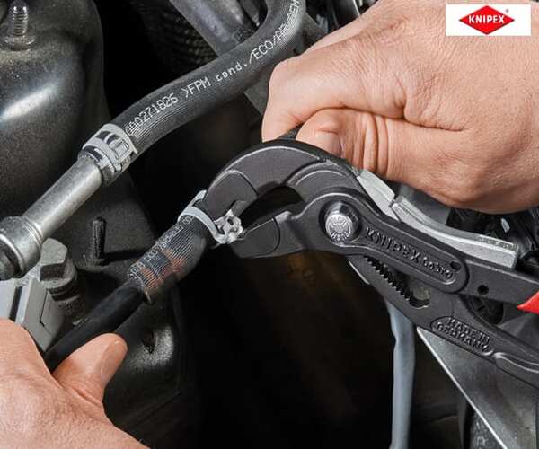 Knipex Spring Hose Clamp Pliers with Locking Device 250mm - Image 5