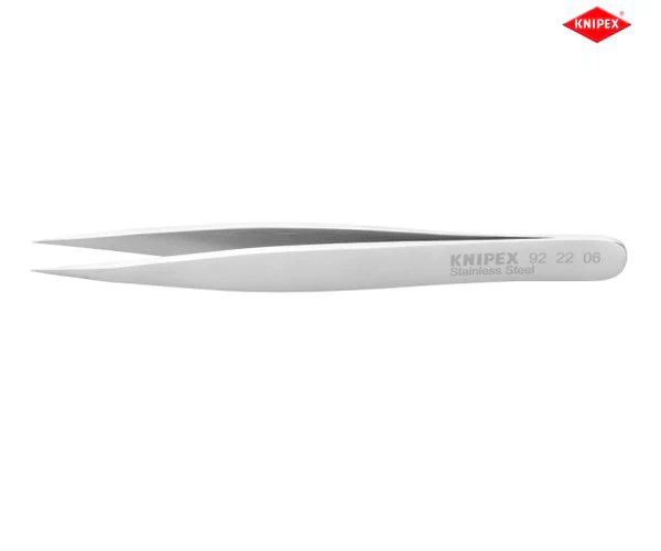 Knipex Stainless Steel Universal Needle Point Tweezers 120mm - Image 2
