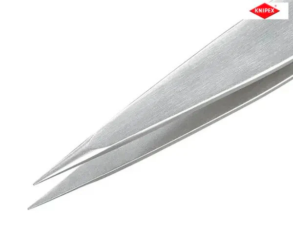Knipex Stainless Steel Universal Needle Point Tweezers 120mm - Image 4