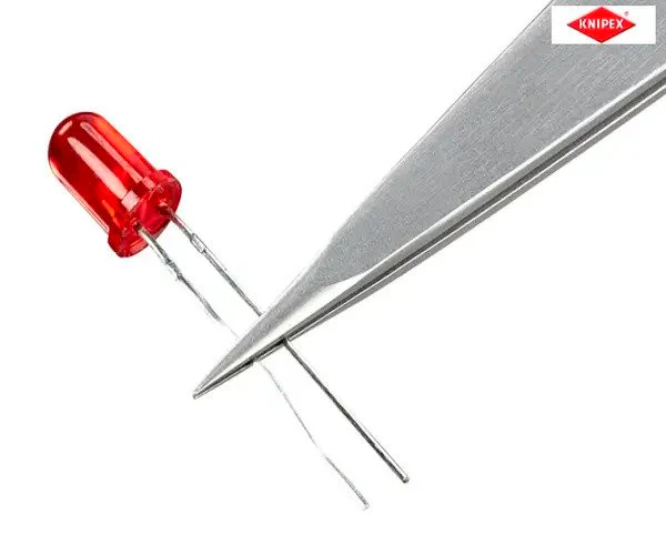 Knipex Stainless Steel Universal Needle Point Tweezers 120mm - Image 5