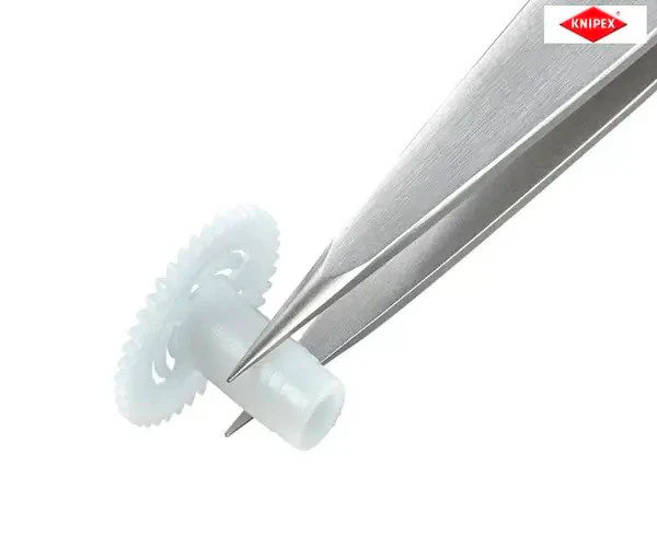 Knipex Stainless Steel Universal Needle Point Tweezers 120mm - Image 6