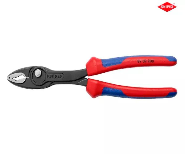 Knipex TwinGrip Slip Joint Pliers Multi-Component Grip 200mm - Image 7