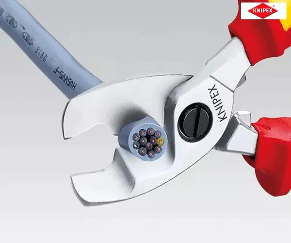 Knipex VDE Cable Shears with Twin Cutting Edge 200mm - Image 10