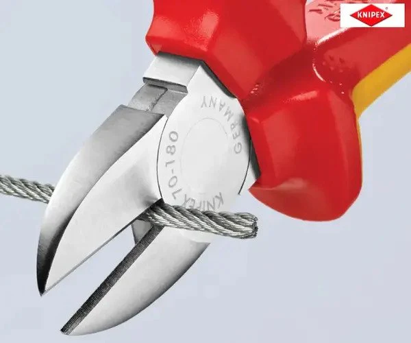 Knipex VDE Diagonal Cutter 180mm - Image 4