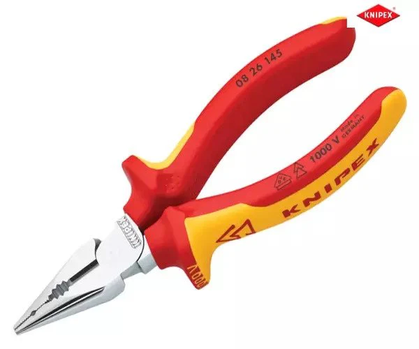 Knipex VDE High Leverage Needle Nose Pliers 145mm