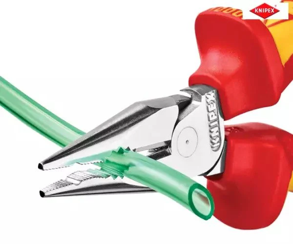 Knipex VDE High Leverage Needle Nose Pliers 145mm - Image 13
