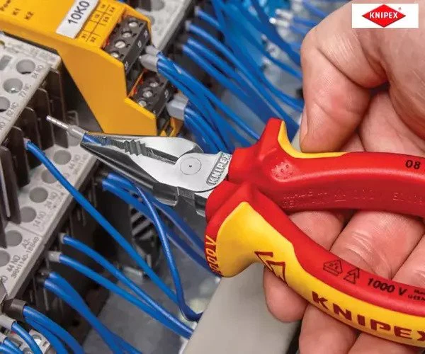 Knipex VDE High Leverage Needle Nose Pliers 145mm - Image 18
