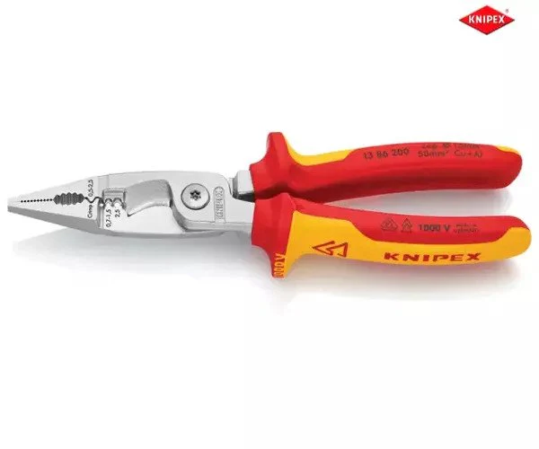 Knipex VDE Multifunctional Installation Pliers 200mm - Image 2
