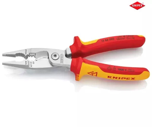 Knipex VDE Multifunctional Installation Pliers 200mm - Image 3