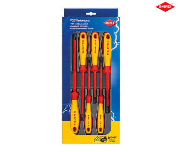 Knipex VDE Screwdriver Set, 6 Piece - Image 2