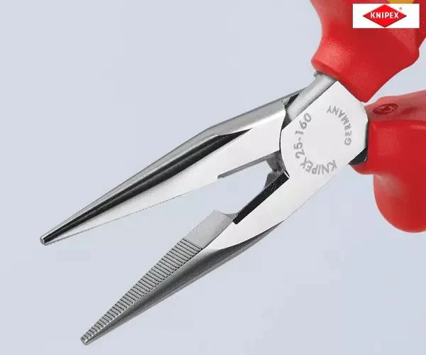 Knipex VDE Snipe Nose Side Cutting Pliers (Radio) 160mm - Image 6