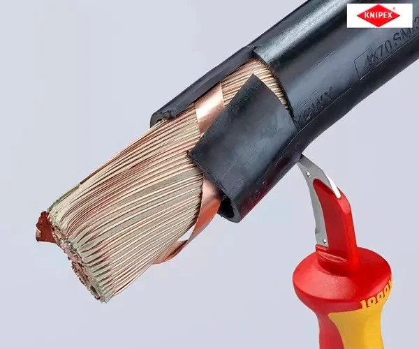 Knipex VDE Stripping Knife 180mm - Image 7