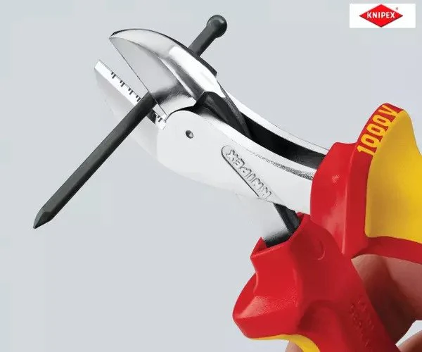 Knipex VDE X-Cut Compact Diagonal Cutter 160mm - Image 7