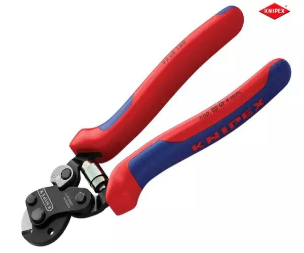 Knipex Wire Rope Cutters Multi-Component Grip 160mm