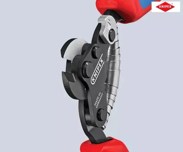 Knipex Wire Rope Cutters Multi-Component Grip 160mm - Image 7