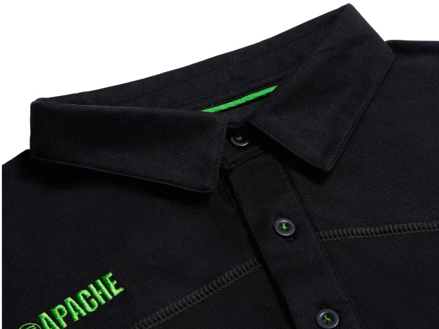 Apache Langley Black Performance Polo Shirt - XXL (47/49in) - Image 5
