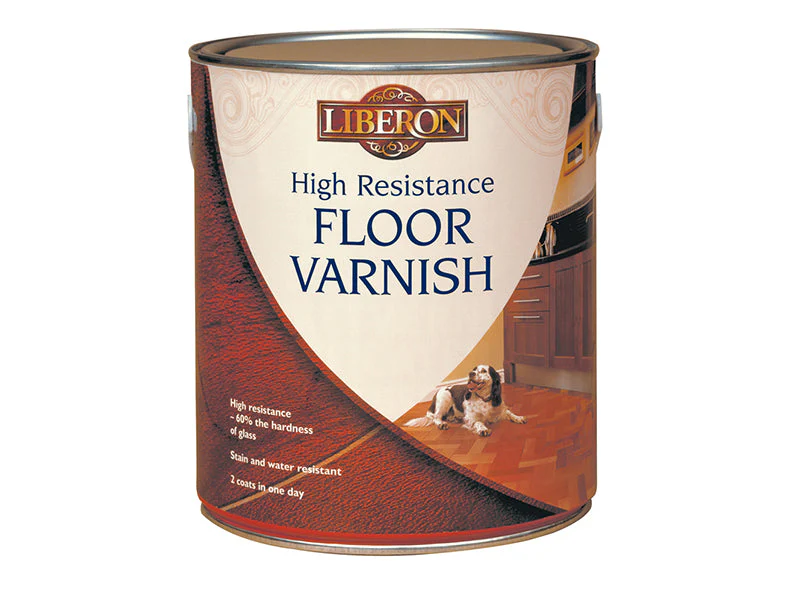 Liberon  High Resistance Floor Varnish Clear Satin 2.5 litre