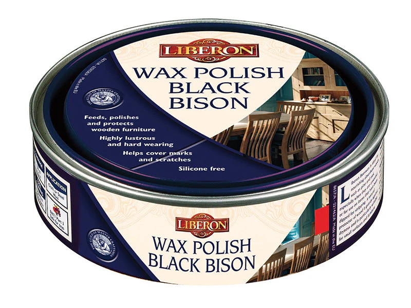 Liberon  Wax Polish Black Bison Dark Oak 500ml