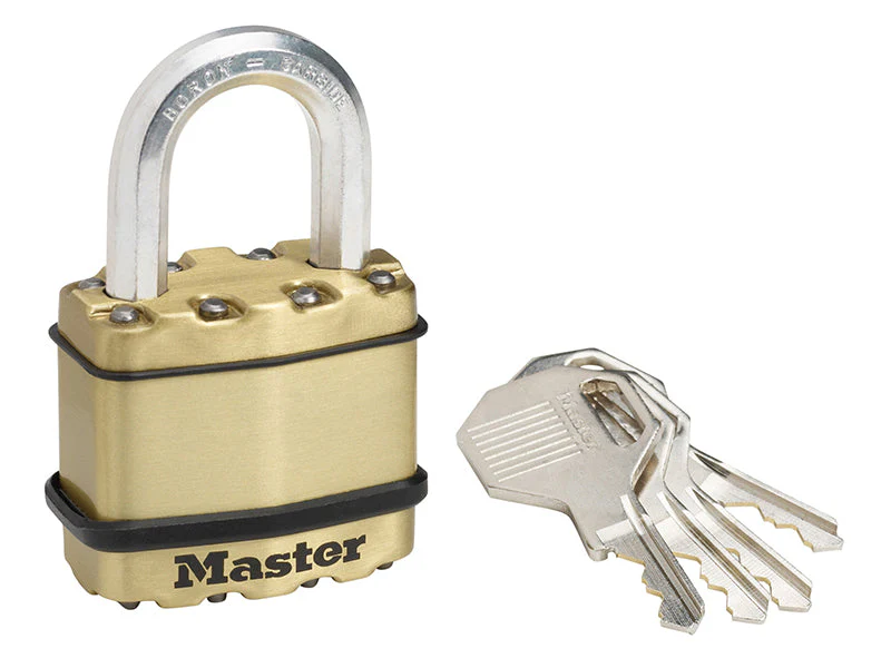 Master Lock  Excell™ Brass Finish 45mm Padlock 4-Pin