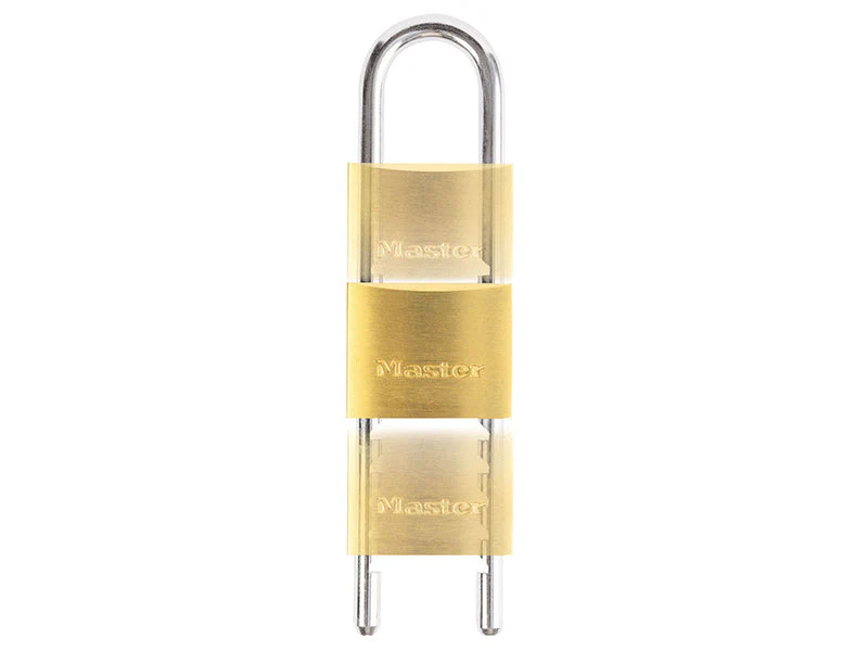 Master Lock  Solid Brass 50mm Padlock with Adjustable Shackle