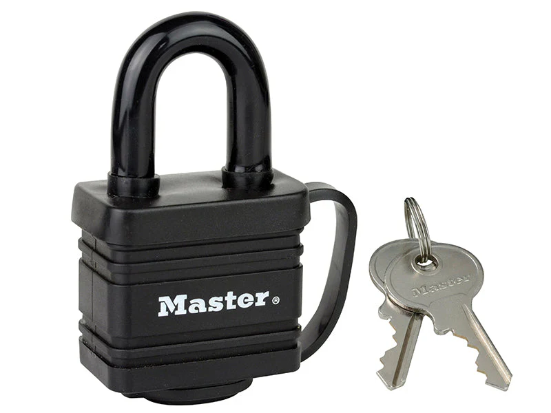 Master Lock Weather Tough® Black Finish 40mm Padlock