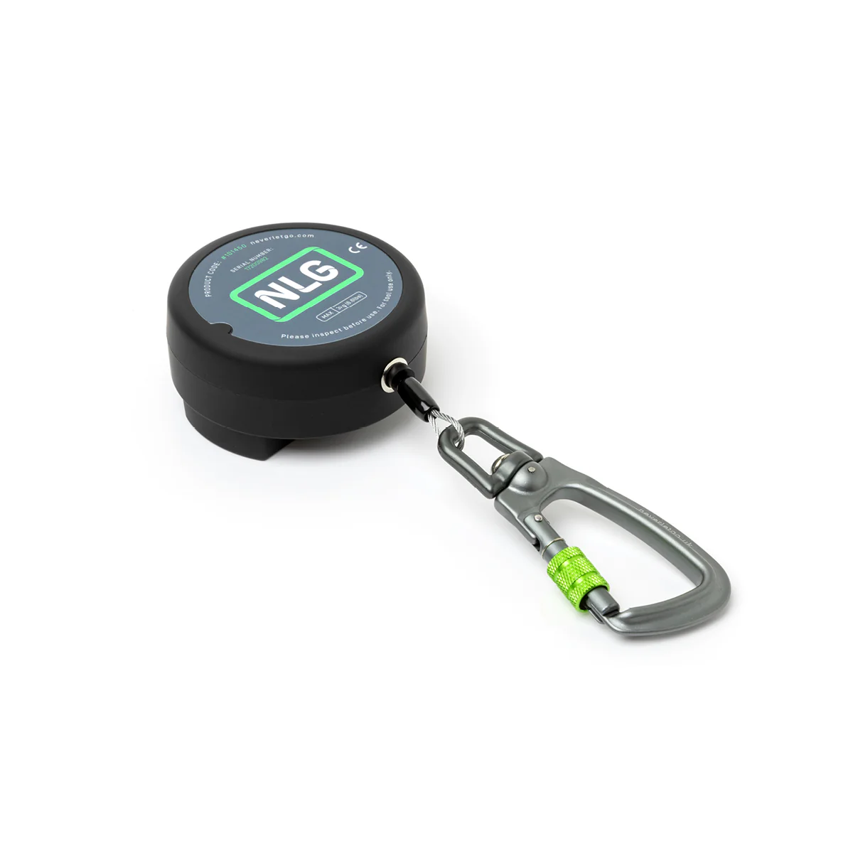 NLG Heavy Duty Retractable Tool Lanyard, Carabiner - Image 3