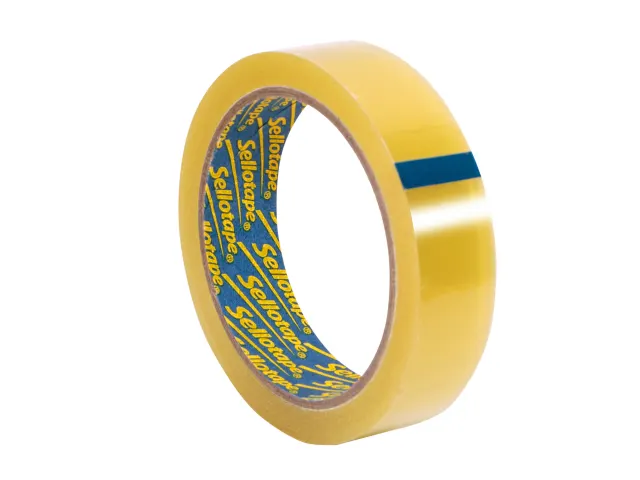 Sellotape Original Golden Sticky Tape - 1 Roll 24mm x 50m - Image 2