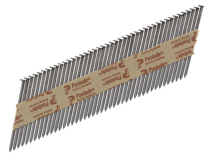Paslode  3.1 x 75mm 350 Ring Nails Bright Finish Box of 2200 + 2 Fuel Cells